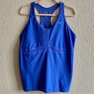 EUC, Nike DryFit Medium-Support Sports Tank with Padded Shelf Bra, SIZE 3X